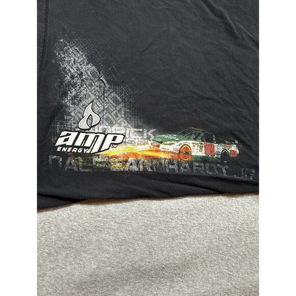 Nacsar Dale Earnhardt Jr T shirt Mens Large Big Graphic #88 Amp Energy Vtg Black - Picture 3 of 11